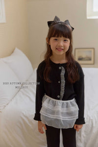 MEL KIDS FALL POINT BUTTON CARDIGAN**PREORDER