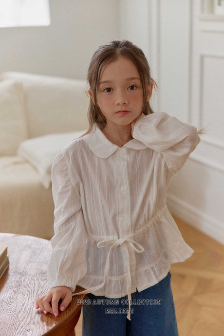 MEL KIDS FALL DAOL FRILL BLOUSE**PREORDER