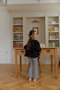 MEL KIDS FALL CHECK BOOTCUT PANTS**PREORDER