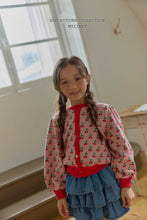 Load image into Gallery viewer, MEL KIDS FALL CHERRY PUFF CARDIGAN**PREORDER