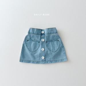 DAILYBEBE KIDS DENIM MINI SKIRT**PREORDER