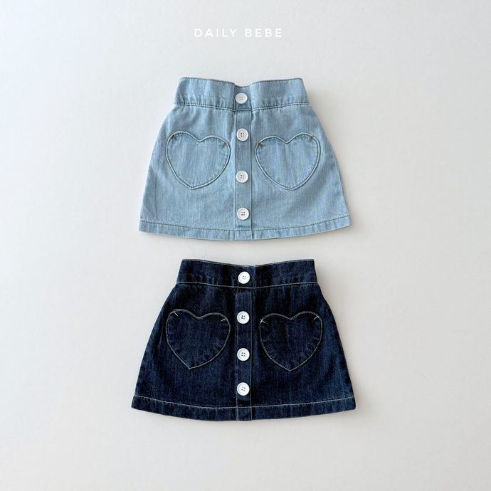 DAILYBEBE KIDS DENIM MINI SKIRT**PREORDER