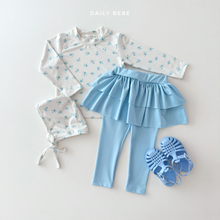 Load image into Gallery viewer, DAILYBEBE KIDS SWIM TOP SKIRT SET**PREORDER