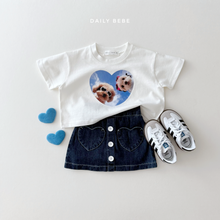 Load image into Gallery viewer, DAILYBEBE KIDS DENIM MINI SKIRT**PREORDER