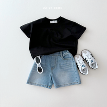 Load image into Gallery viewer, DAILYBEBE KIDS DENIM TRUNK SHORTS**PREORDER
