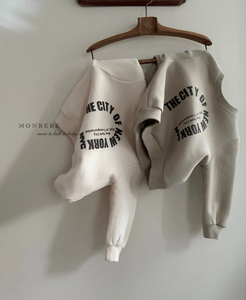 MONBEBE MOM/KIDS New York Sweat Shirt *Preorder
