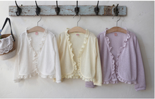 Load image into Gallery viewer, FLO KID Blanc Cardigan *Preorder