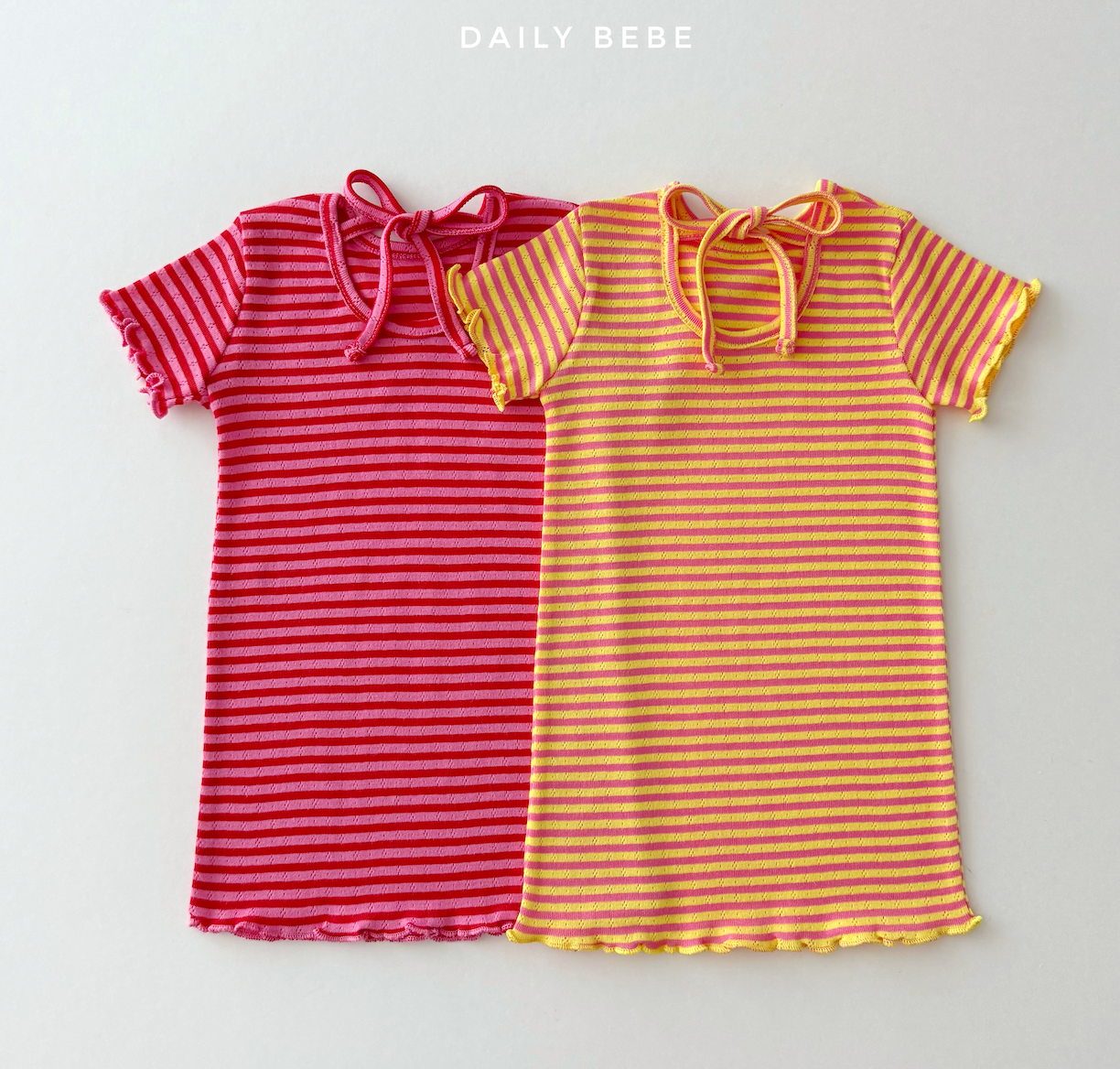 DAILYBEBE KIDS STRIPE TEE SHIRT**PREORDER
