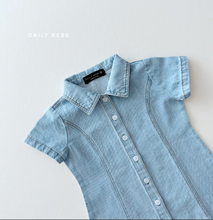 Load image into Gallery viewer, DAILYBEBE KIDS DENIM DRESS**PREORDE