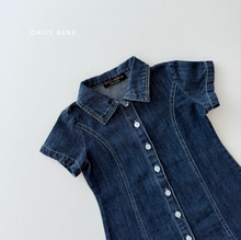 Load image into Gallery viewer, DAILYBEBE KIDS DENIM DRESS**PREORDE