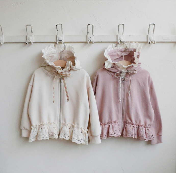 FLO KIDS VANILLA HOODED JACKET**PREORDER