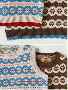 AMBER KIDS AMBER LIND JACQUARD VEST* PREORDER