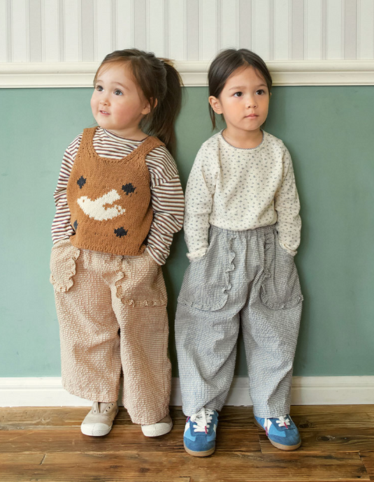 AMBER KIDS AMBER CANDY CHECK PANTS* PREORDER