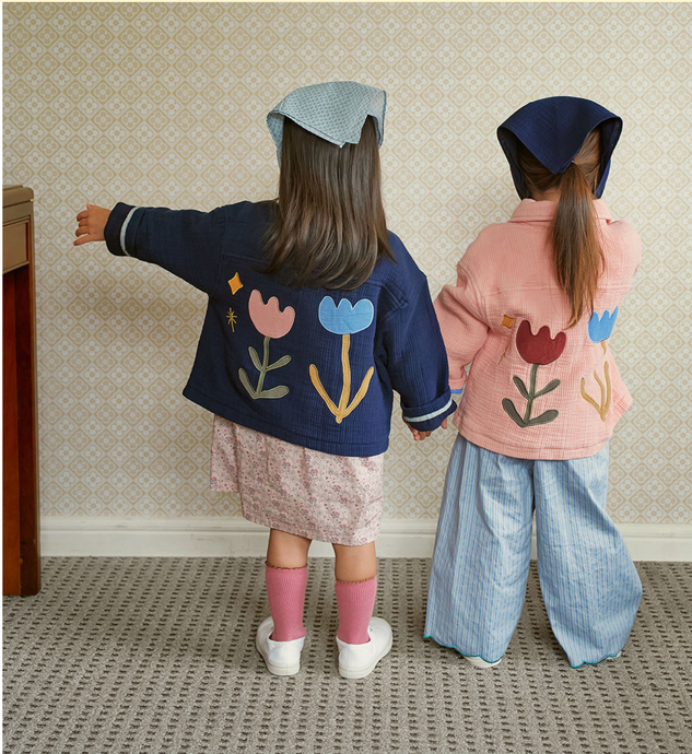 AMBER KIDS AMBER FLORAL JACKET* PREORDER
