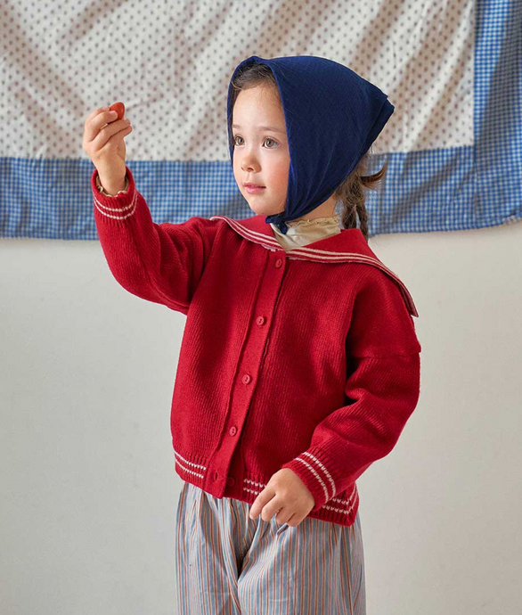 AMBER KIDS SAILOR CARDIGAN* PREORDER