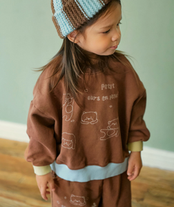 AMBER KIDS AMBER KIDS YOGA BEAR SWEAT SHIRT* PREORDER