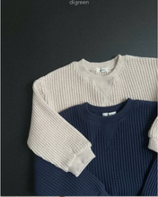Load image into Gallery viewer, DIGREEN KIDS WAFFLE SWEAT SHIRT*PREORDER