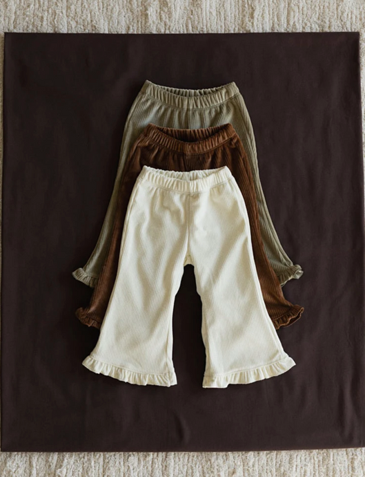 ALADIN KIDS Mink Frill Bootcut Pants**PREORDER