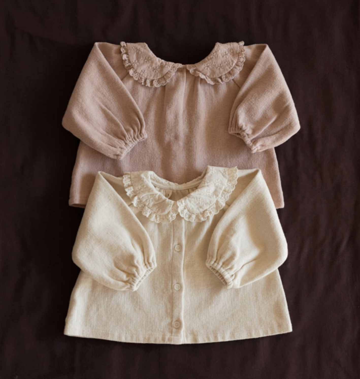 ALADIN KIDS Lace Collar Blouse**PREORDER