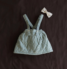 Load image into Gallery viewer, ALADIN KIDS Check Suspender Padded Skirt**PREORDER