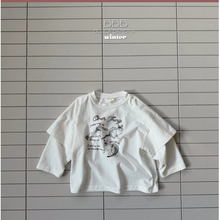 Load image into Gallery viewer, BELLA KIDS CAT LAYERED TEE*PREORDER