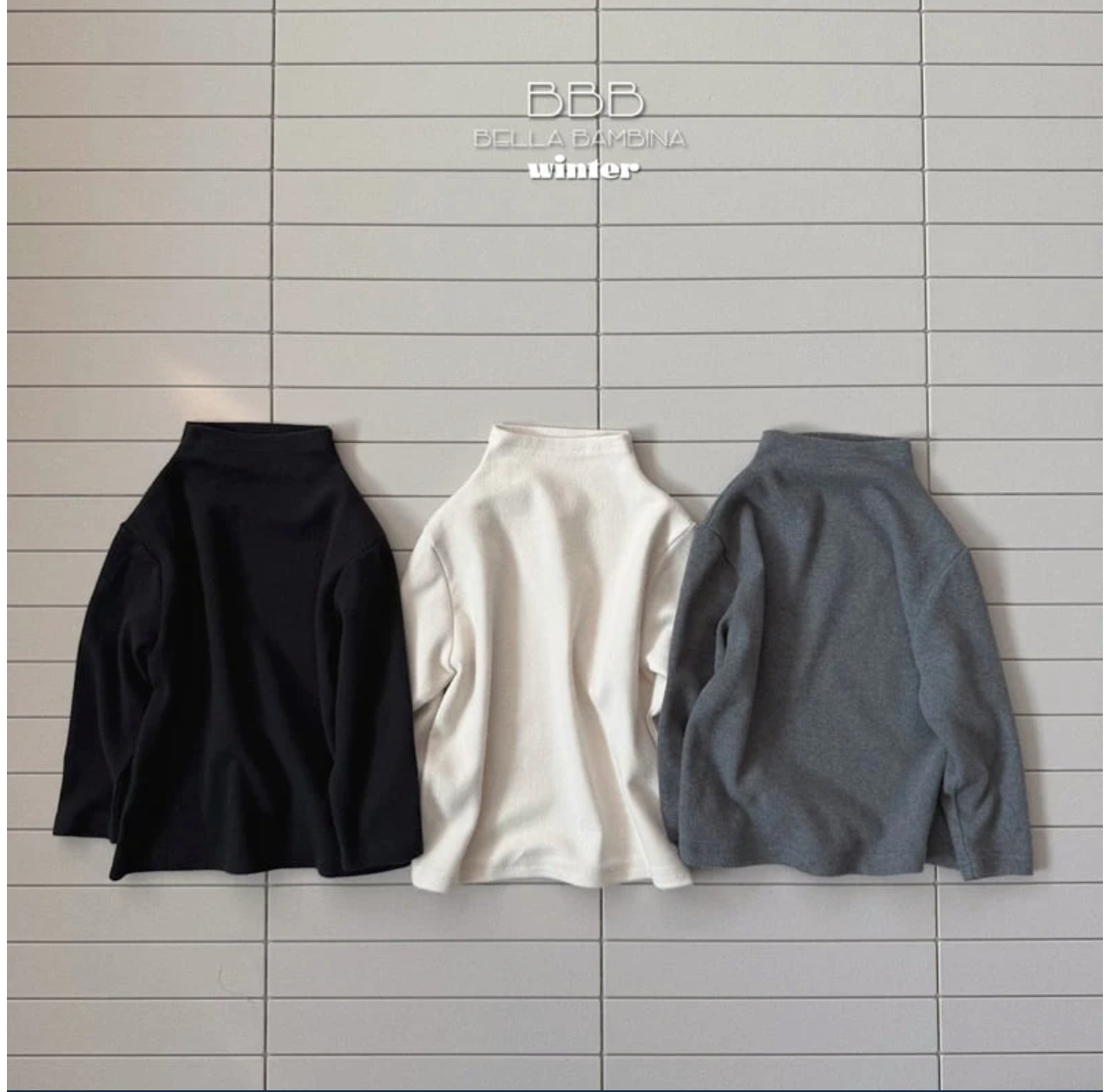 BELLA KIDS THE LOOSE TURTLENECK*PREORDER