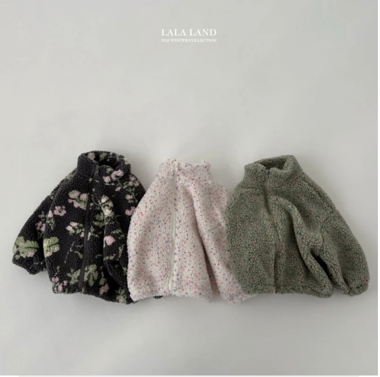 LALALAND KIDS MY CHEW FLEECE ZIP UP*Preorder