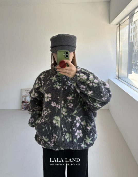 LALALAND MOM MY CHEW FLEECE ZIP UP*Preorder