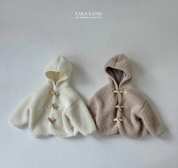 LALALAND KIDS BEAR HOOD COAT*Preorder
