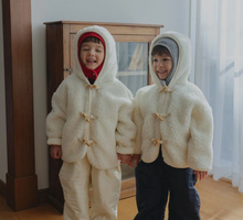 Load image into Gallery viewer, LALALAND KIDS BEAR HOOD COAT*Preorder