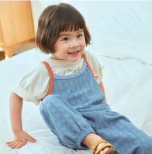 將圖片載入圖庫檢視器中，FIRST BLUE KIDS BINDING CONTRAST STRAP SLEEVELESS**預購