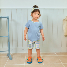 將圖片載入圖庫檢視器中，FIRST BLUE KIDS LALA 羅紋短袖T卹**預購