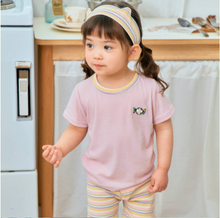 將圖片載入圖庫檢視器中，FIRST BLUE KIDS LALA 羅紋短袖T卹**預購