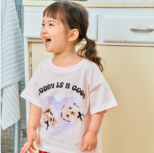 將圖片載入到圖庫檢視器中，首款藍色兒童夏季小狗T卹**預購**