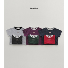 Load image into Gallery viewer, BONITO KIDS STRIPE RIB TEE ( SET OF 2)**PREORDER