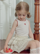 Load image into Gallery viewer, ROA KIDS Ribbon Embroidered Sleeveless Tee*PREORDER