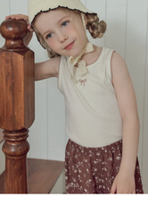 Load image into Gallery viewer, ROA KIDS Ribbon Embroidered Sleeveless Tee*PREORDER