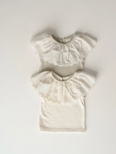Load image into Gallery viewer, ROA KIDS Vanilla Lace Sleeveless Tee*PREORDER