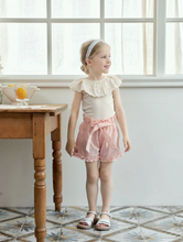 Load image into Gallery viewer, ROA KIDS Vanilla Lace Sleeveless Tee*PREORDER
