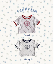 將圖片載入到圖庫檢視器中，POISSON KIDS 迷你櫻桃T卹**預購**