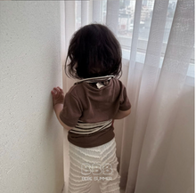 Load image into Gallery viewer, BELLA BEBE Bebe Stripe Hole Layered Sleeveless*PREORDER