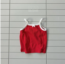 Load image into Gallery viewer, BELLA BEBE RIBBON SLEEVELESS TEE*PREORDER