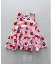 Load image into Gallery viewer, PEACH PEACH STRAWBERRY DRESS*PREORDER