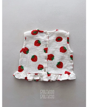 Load image into Gallery viewer, PEACH PEACH STRAWBERRY BLOUSE*PREORDER
