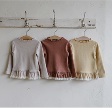 Load image into Gallery viewer, FLO KIDS FALL BIBI RIBBED TEE SHIRT*PREORDER