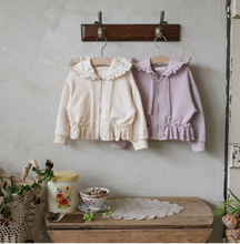 Load image into Gallery viewer, FLO KIDS FALL OATMEAL HOODED JUMPER *PREORDER