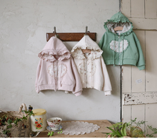 Load image into Gallery viewer, FLO KIDS FALL HEART HOODED JUMPER*PREORDER