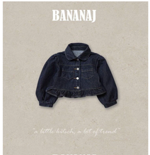 Load image into Gallery viewer, BANANA J KID DENIM JACKET*PREORDER