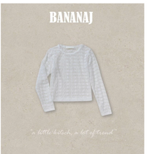 Load image into Gallery viewer, BANANA J KIDS FLOWER LACE TEE*PREORDER