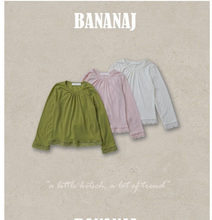 Load image into Gallery viewer, BANANA J KID LACE TEE*PREORDER